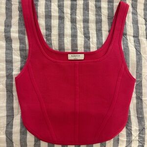 Babaton Sculpt Knit Bustier Tank